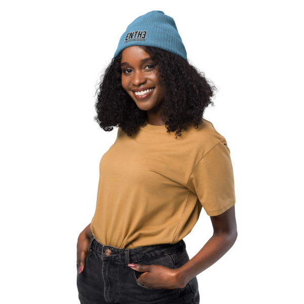 "WE'RE ALL DIVINE BEINGS" ENTH∃ Organic ribbed beanie - Image 4