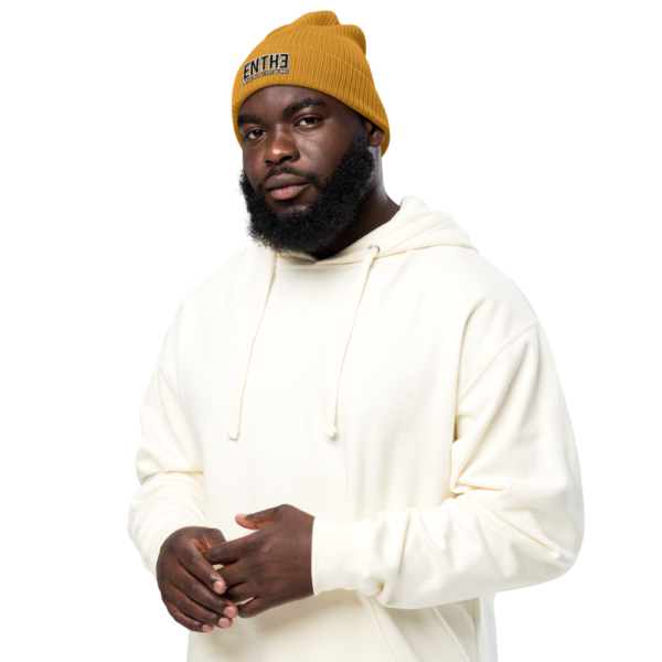 "WE'RE ALL DIVINE BEINGS" ENTH∃ Organic ribbed beanie - Image 14