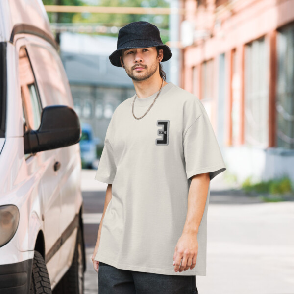 ENTH3 Comfort Oversized Faded t-shirt - Image 4